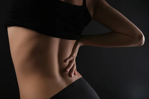 Slim жіноче тіло — стокове фото