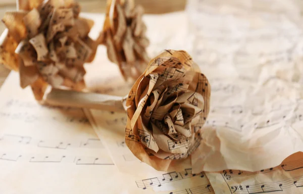 美しい紙製バラ — ストック写真