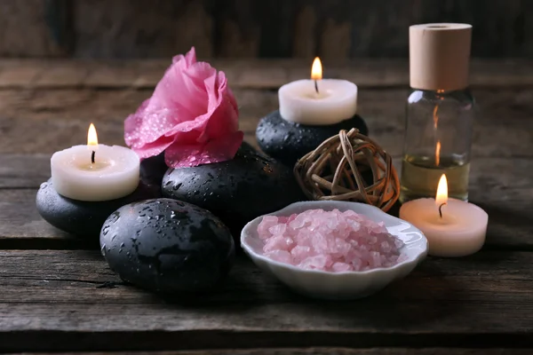 Spa setting on table — Stock Photo, Image