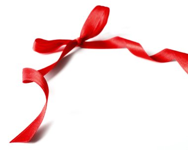 parlak kırmızı kurdele