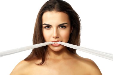 güzel kadın gazlı bez yırtılma 