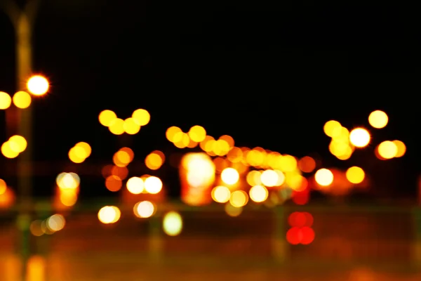 Carretera nocturna iluminada — Foto de Stock