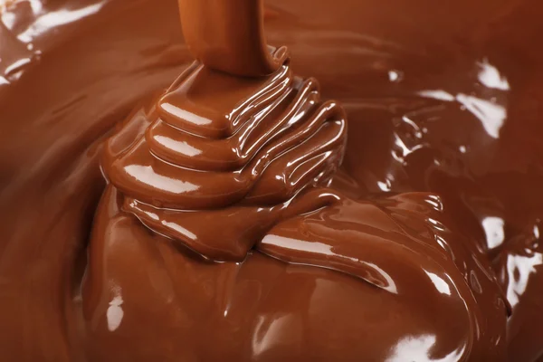 Melted delicious chocolate — Stock Photo, Image