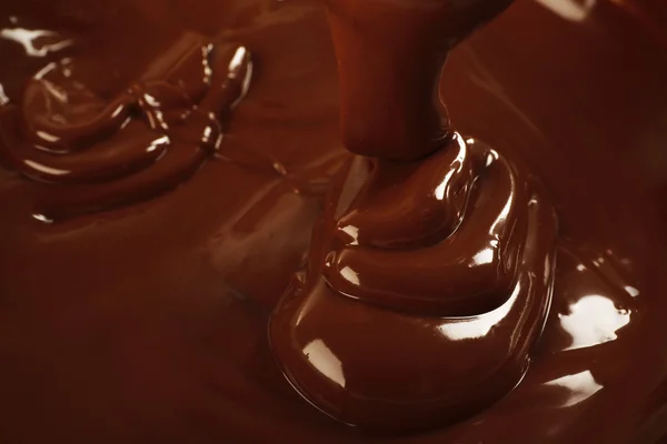 Melted delicious chocolate — Stock Photo, Image