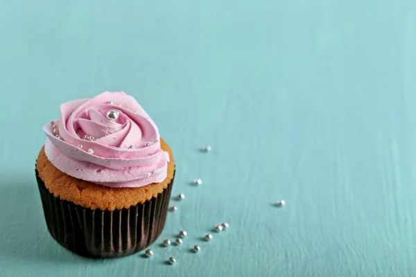 Lekkere cupcake versierd — Stockfoto