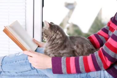 diz kedi kadınla