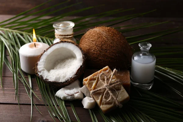 Produits de noix de coco spa — Photo