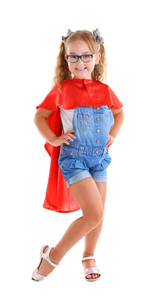 Fancy superhero girl — Stock Photo, Image