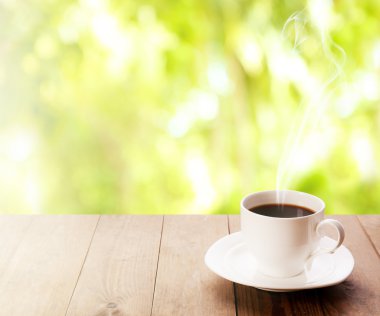 Kahve parlak zemin üzerine