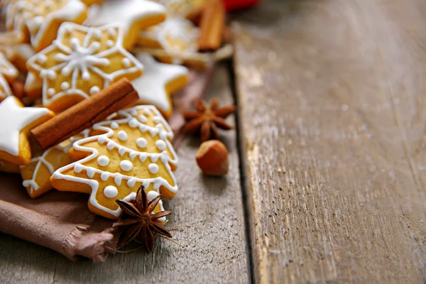 Christmas cookies with spices — Stock Photo, Image