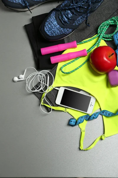 Set de equipamiento deportivo — Foto de Stock