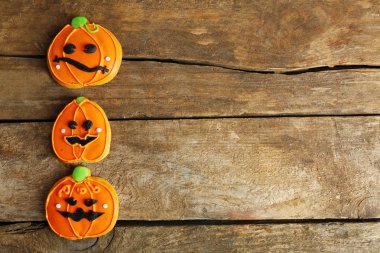 Ahşap zemin, kopya alanı üzerine Cadılar Bayramı partisi için yaratıcı tanımlama bilgileri