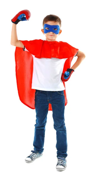 Niño vestido como superhéroe — Foto de Stock