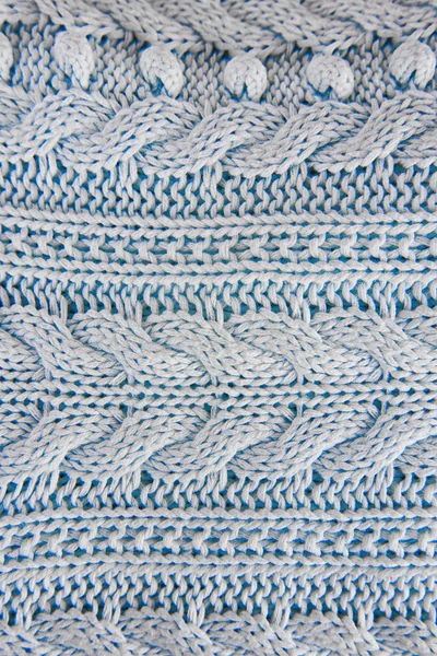 Knitting pattern closeup — Stock Photo, Image