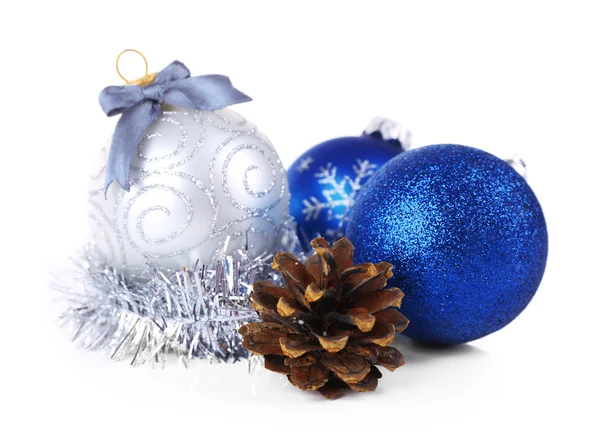 Christmas balls isolated on white — Stock Photo, Image