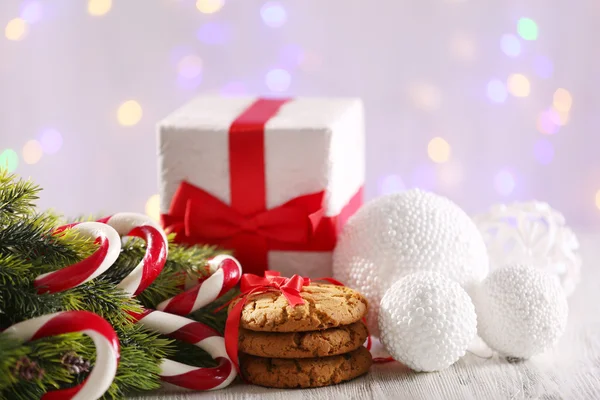 Bastoncini di zucchero natalizio — Foto Stock