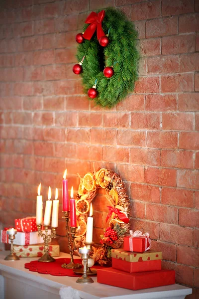 Belle decorazioni natalizie — Foto Stock