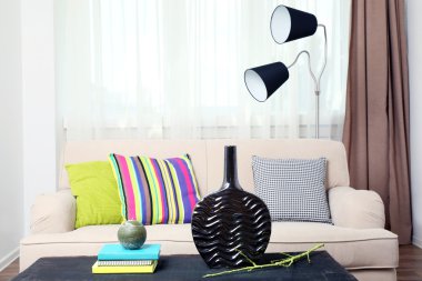 Modern oturma odası.