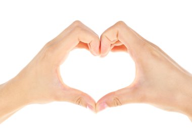 Kalp şeklinde eller