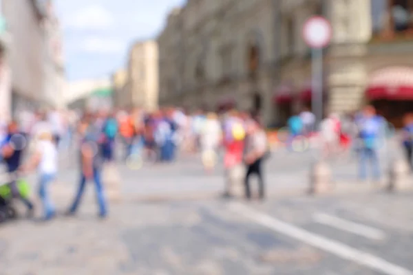 Las calles borrosas de Moscú — Foto de Stock