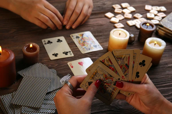 Witch - fortune teller — Stock Photo, Image