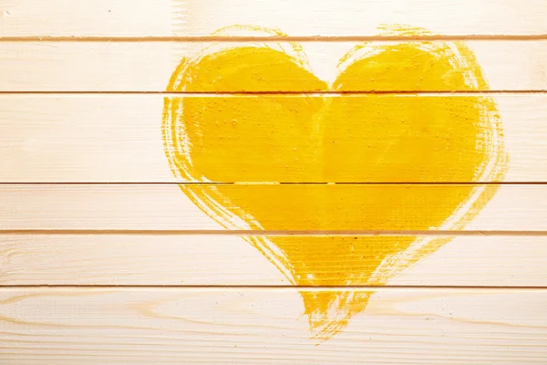 Heart painted on wall — Stock Photo, Image