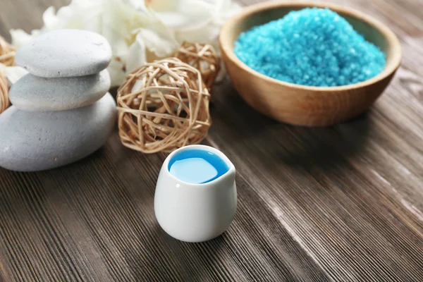 Spa ahşap masa portre ayarla