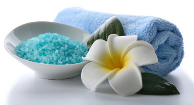 Bir şekilde dekore edilmiş spa kompozisyon