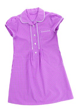 güzel bir elbise üzerine beyaz izole