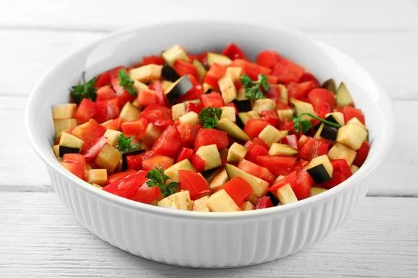 Stewed vegetables dish — Stock Photo, Image