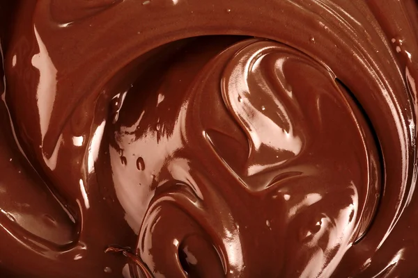 Chocolate de leite derretido — Fotografia de Stock