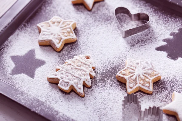 Hermosa composición con galletas de Navidad —  Fotos de Stock