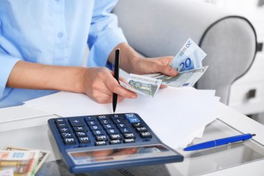 Muhasebe kavram. Finans raporu analiz