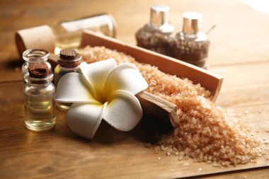 Güzel relax ahşap arka plan kompozisyonu