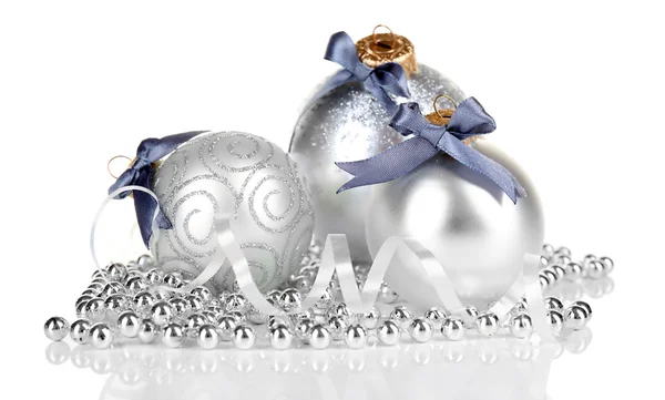 Christmas balls isolated on white — Stock Photo, Image