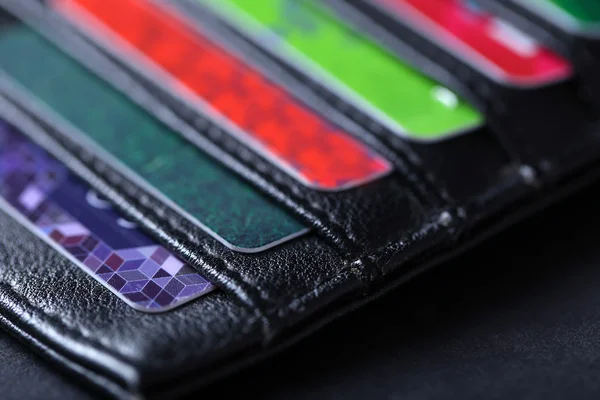 Credit cards close up — Stock Photo, Image