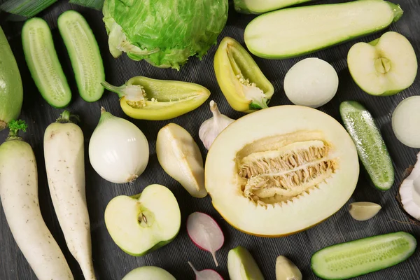 Frutas e produtos hortícolas close-up — Fotografia de Stock