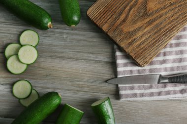 taze dilimlenmiş kabak 