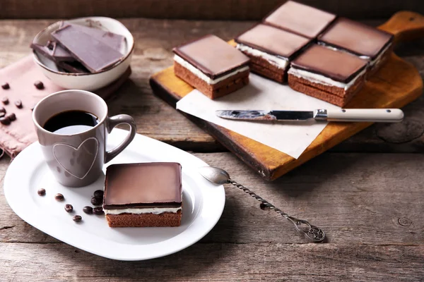 Läckra choklad brownies — Stockfoto