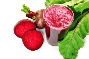 Pancar suyu ile sebze yakın çekim