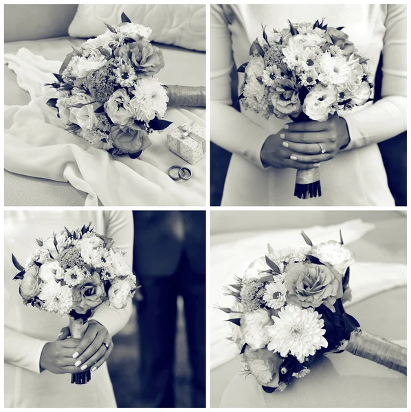 Beautiful Wedding collage — Stock Photo, Image