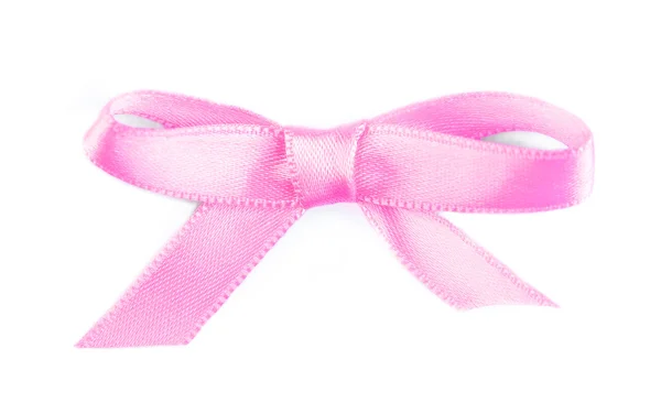 Розовый ленточный лук — стоковое фото
