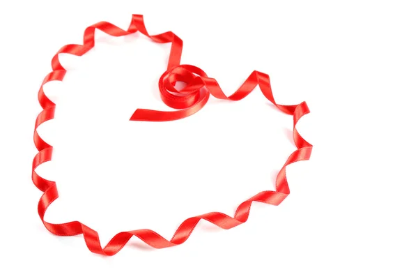 Rotes Herzband — Stockfoto