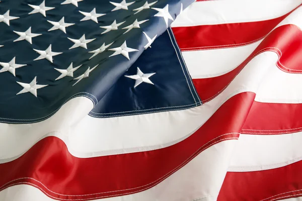 Kontekst bandery amerykańskiej Zdjęcie Stockowe