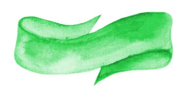 El boyalı şerit renkli izole