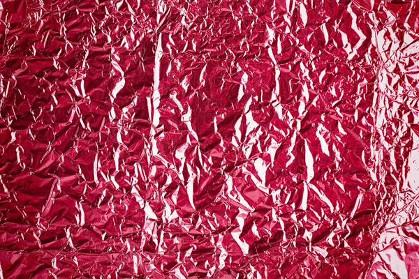 Crumpled foil texture — Stock Photo, Image