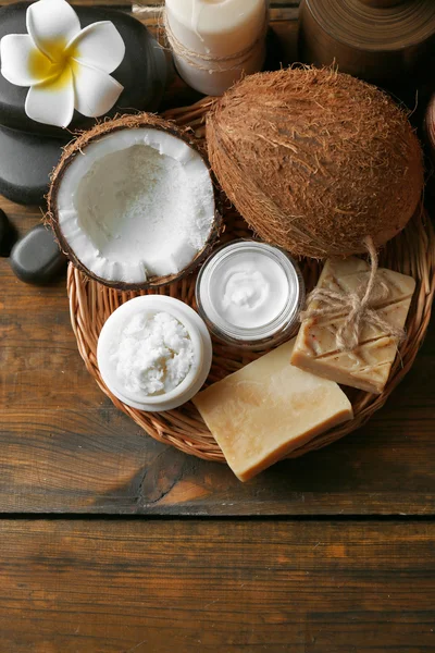 Produits de noix de coco spa — Photo