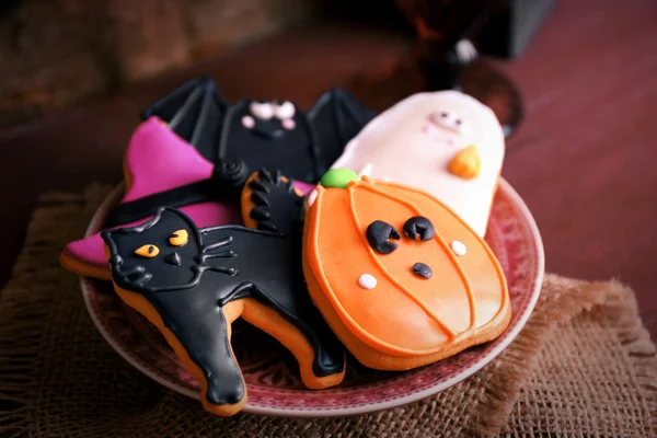 Biscotti creativi di Halloween — Foto Stock
