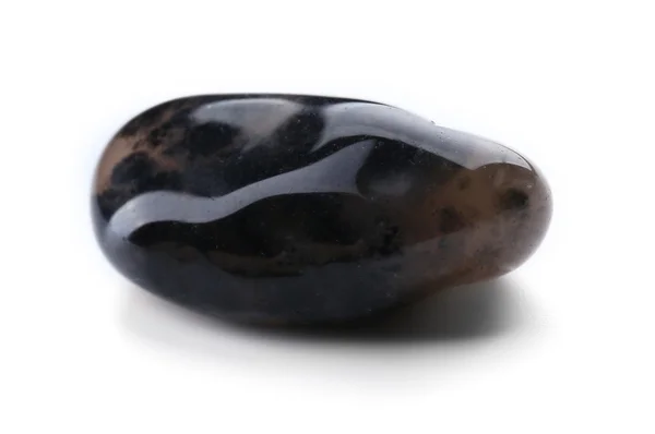 Black onyx isolated on white — Stock Photo, Image