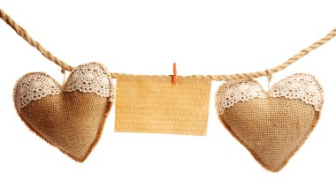 Tekstil kalpleri ve boş sayfası